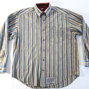 Tommy Hilfiger Mens VTG Army Surplus Style Shirt